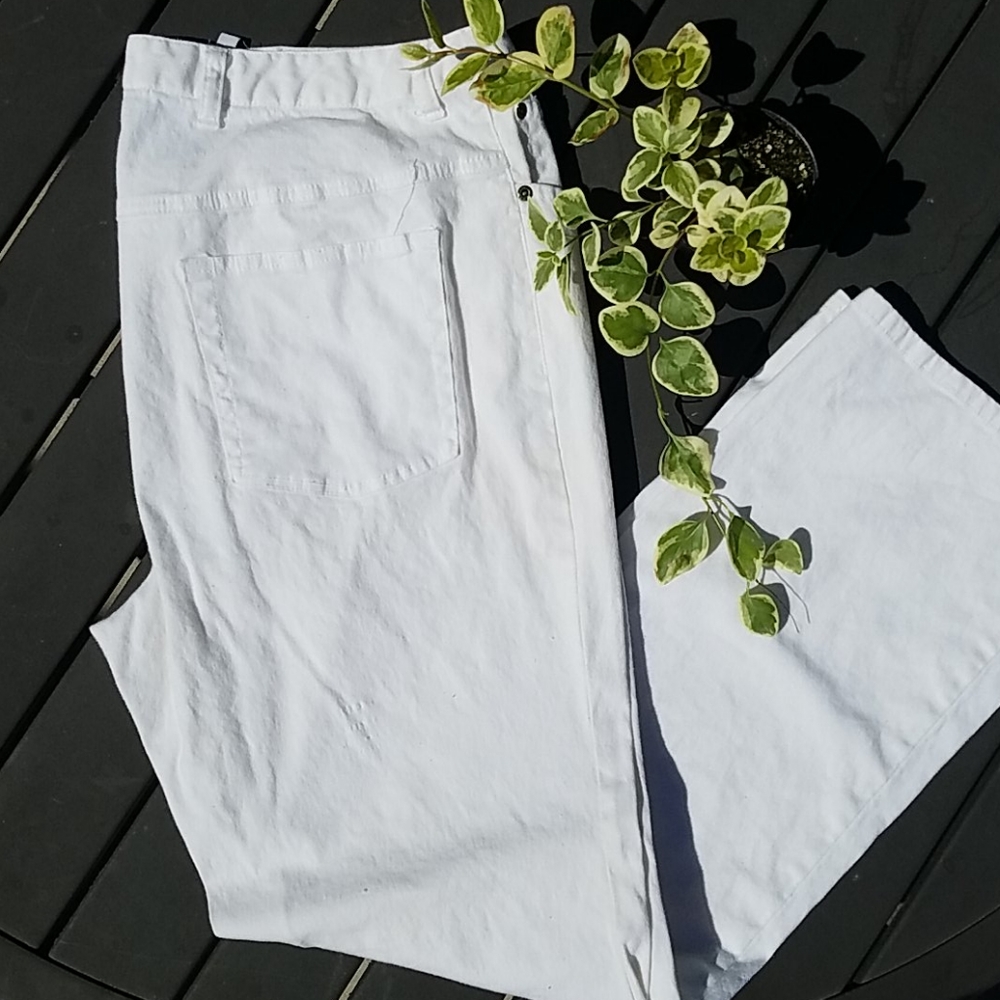 Linen blend jeans
